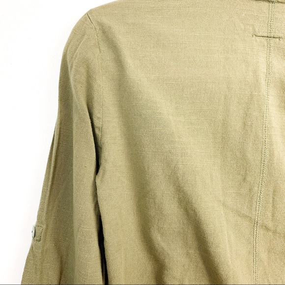 Green Long Sleeve Cotton Button Up - Picture 8 of 10